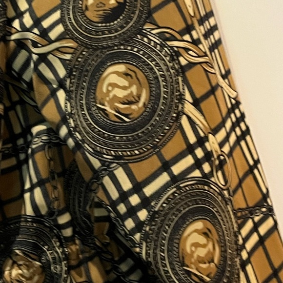 Vintage '90s Y2K Plaid Chain Print Relaxed Fit Equestrian Jacket - Picture 7 of 11